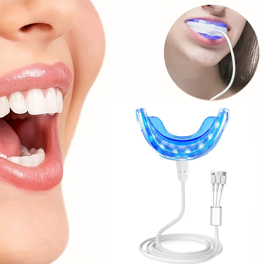 Teeth Whitening Foam - Portable Teeth Whitening Lamp with Enhanced