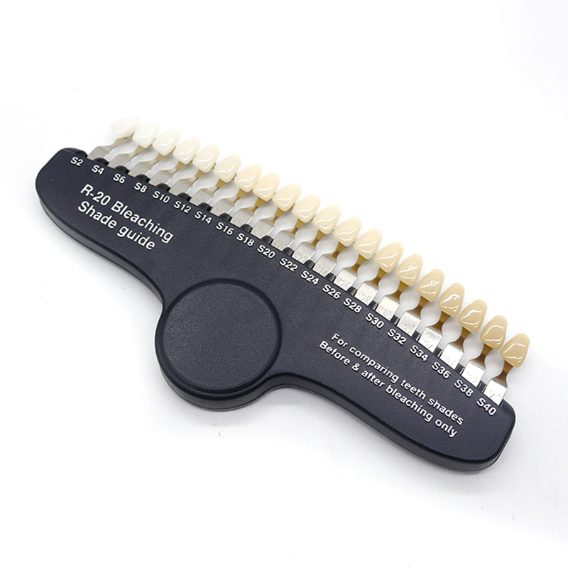 Teeth Whitening Shade Guide - Custom Logo Dental 20 Colors Teeth