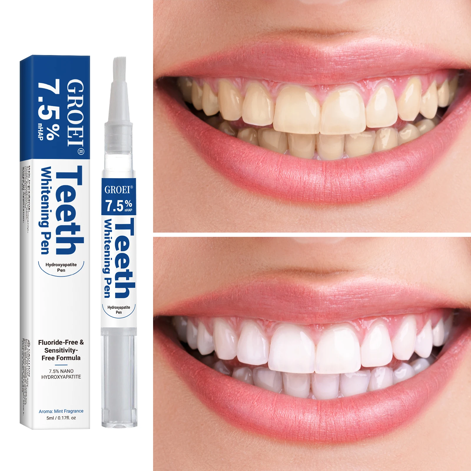 Hydroxyapatite Tooth Whitening - Teeth Whitening Foam ulasan dan harga