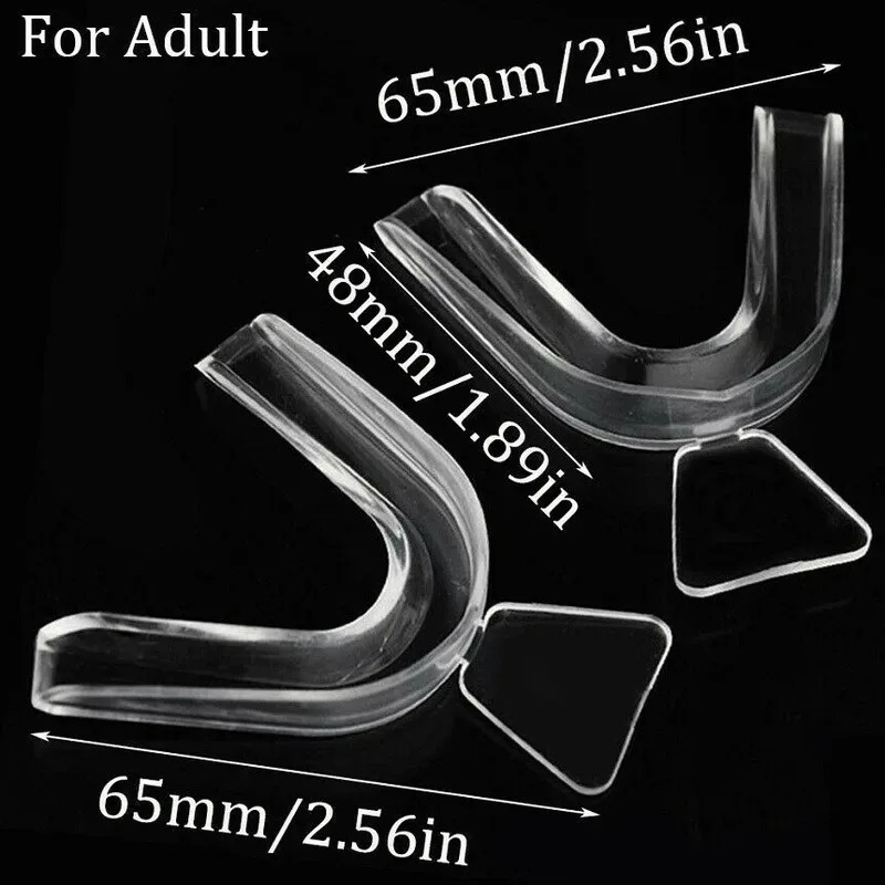 1/3/6pairs Silicone Mouth Guar - Teeth Whitening Gel For Trays ulasan dan harga