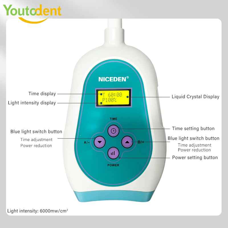 50W Dental Touch Screen 3 Colo - Teeth Whitening Dental ulasan dan harga