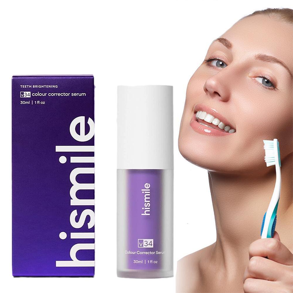 30ml Hismile V34 Purple Teeth  - Teeth Whitening Foam ulasan dan harga