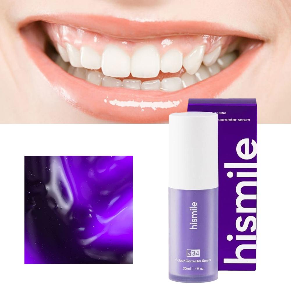 30ml Hismile V34 Purple Teeth  - Teeth Whitening Foam ulasan dan harga