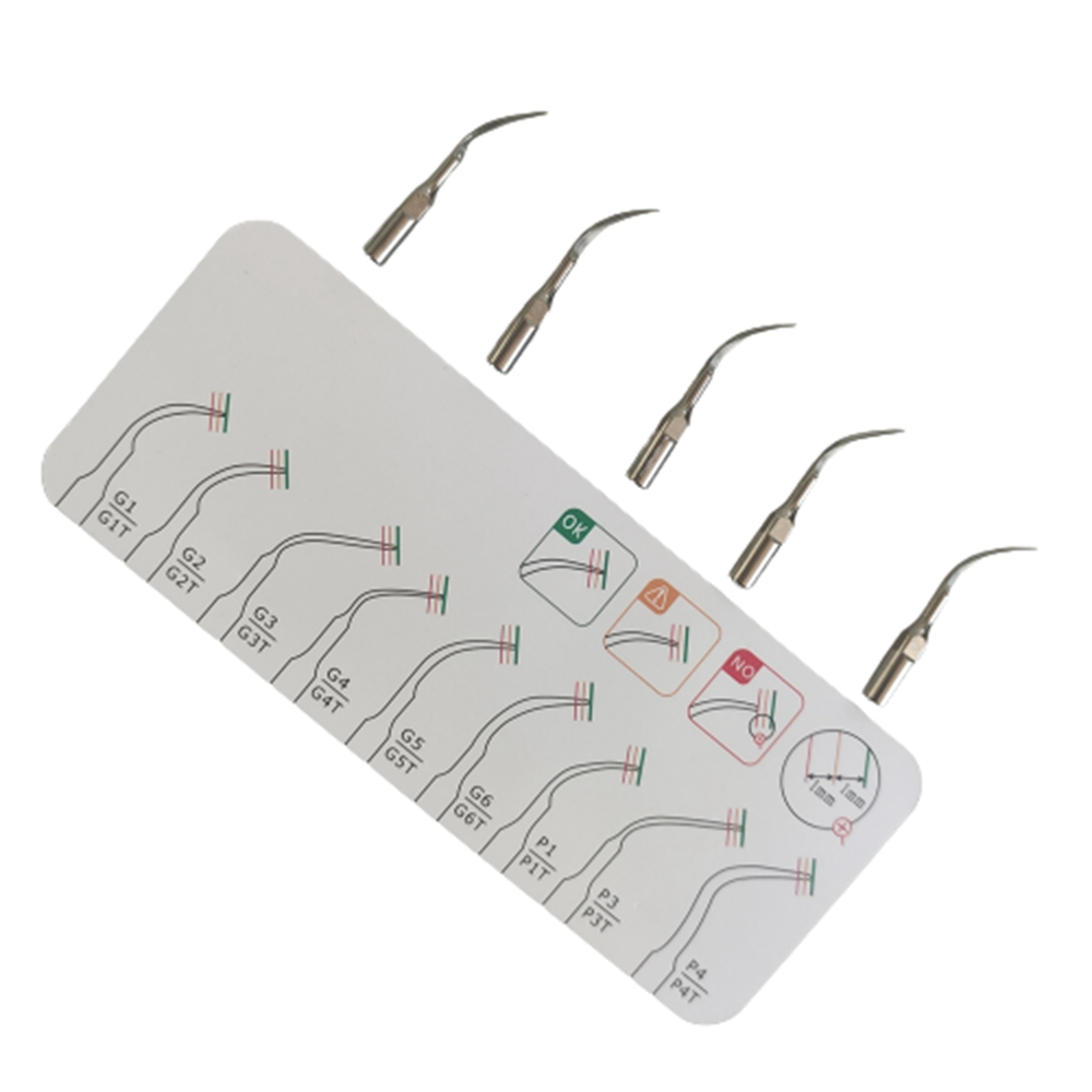 5PCS Dental Scaler Tips Fit EM - Teeth Whitening Shade Guide ulasan dan harga