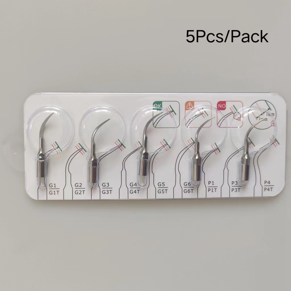 5PCS Dental Scaler Tips Fit EM - Teeth Whitening Shade Guide ulasan dan harga