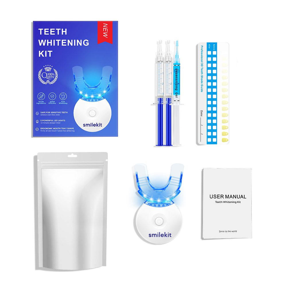 Teeth Whitening Kit - 5X LED L - Teeth Whitening Gel For Trays ulasan dan harga