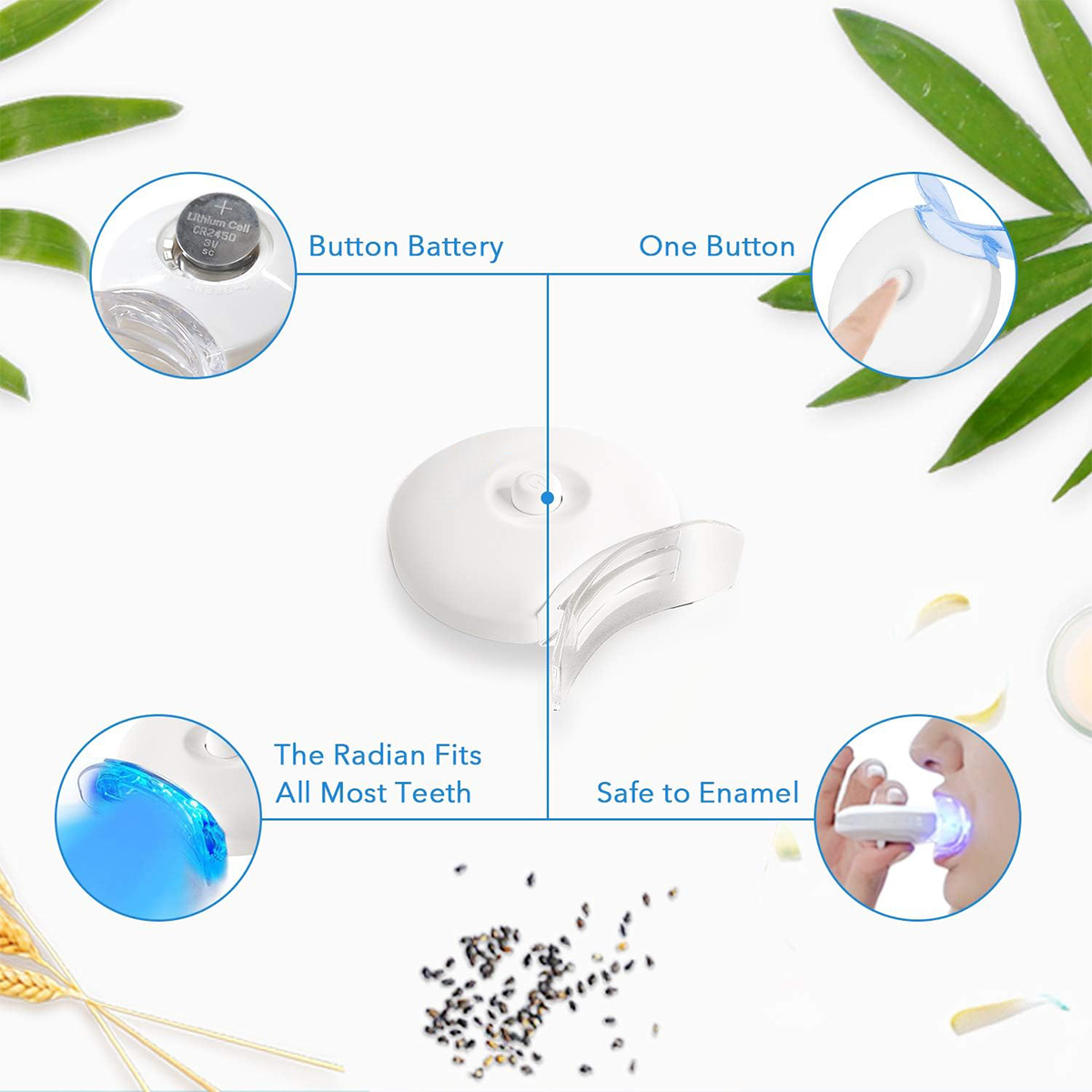 Teeth Whitening Kit - 5X LED L - Teeth Whitening Gel For Trays ulasan dan harga