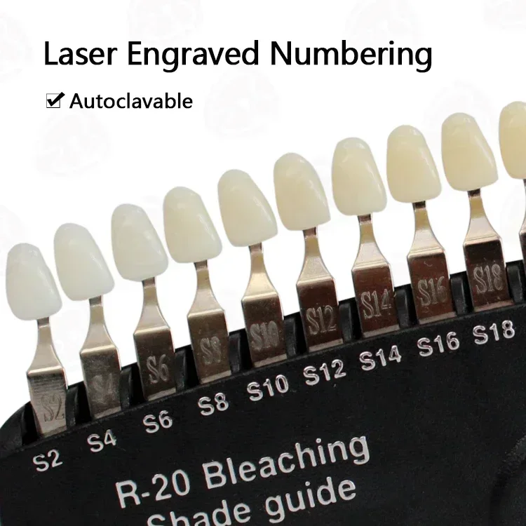 Professional Teeths Whitenings - Teeth Whitening Shade Guide ulasan dan harga