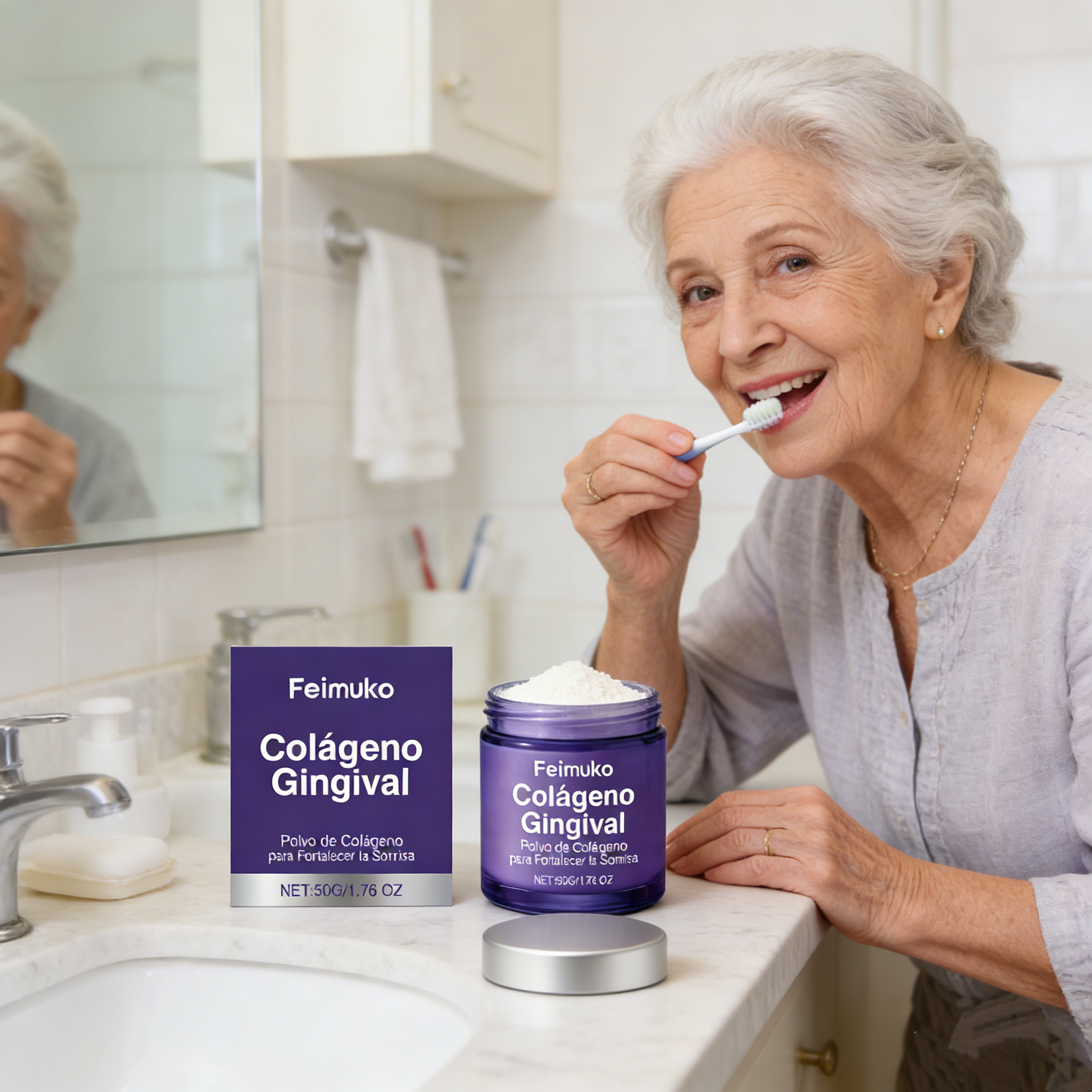 Collagen Teeth Cleaning Powder - Teeth Whitening Ingredients ulasan dan harga