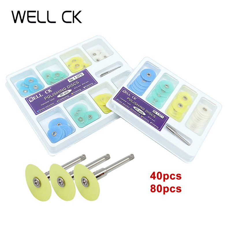 WELL CK 40/80Pcs Dental Polish - Whitening Teeth Dentist ulasan dan harga