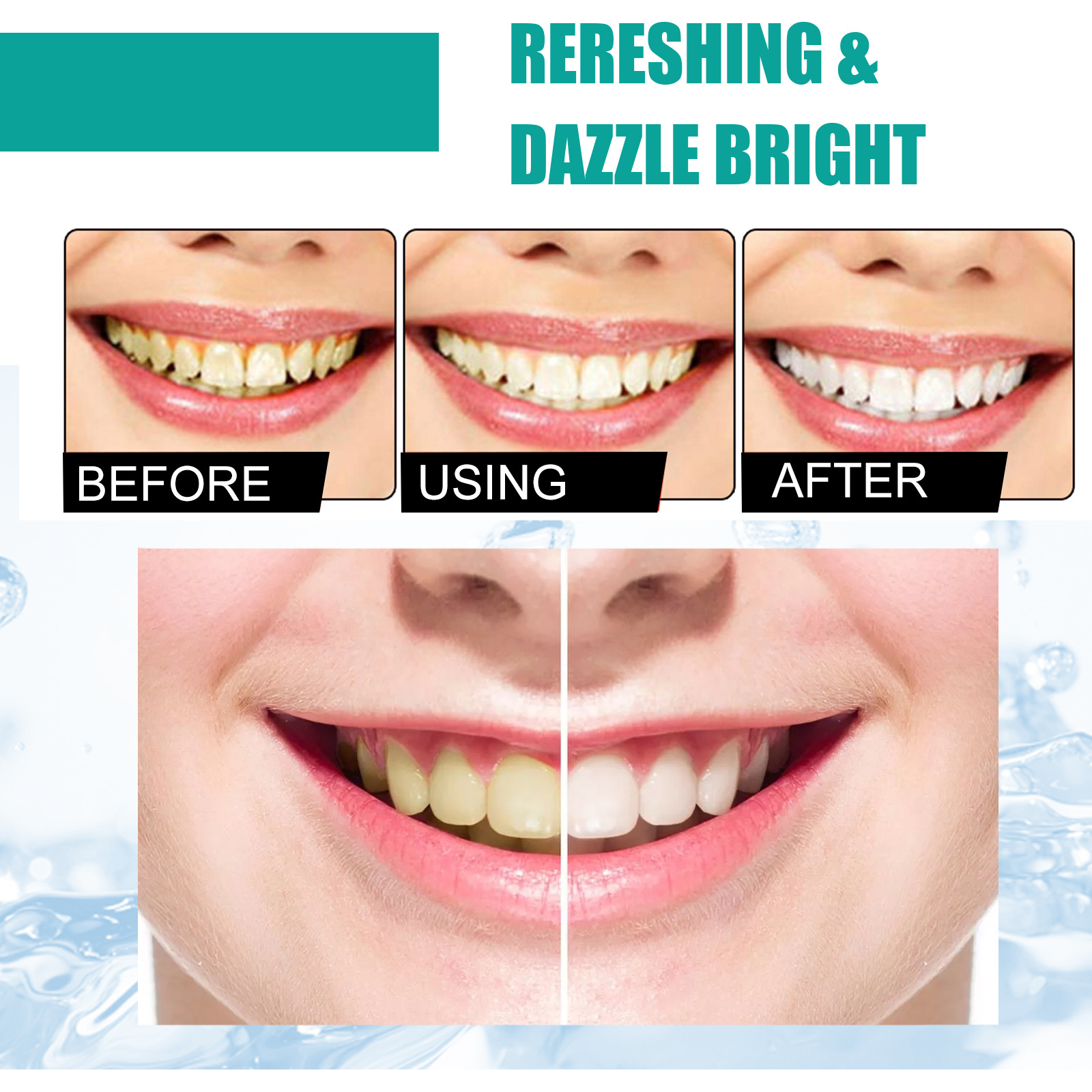 Mint Tooth Powder Fresh Breath - Teeth Whitening Ingredients ulasan dan harga