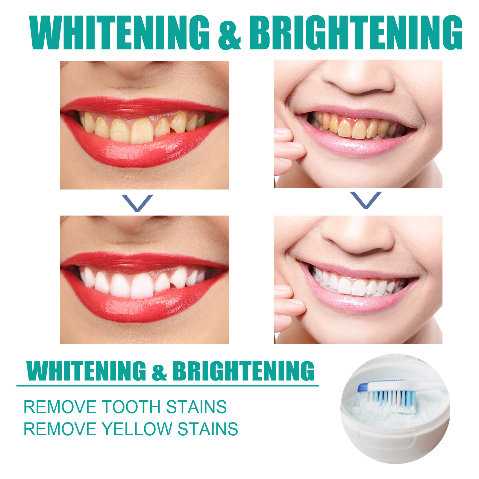 Mint Tooth Powder Fresh Breath - Teeth Whitening Ingredients ulasan dan harga