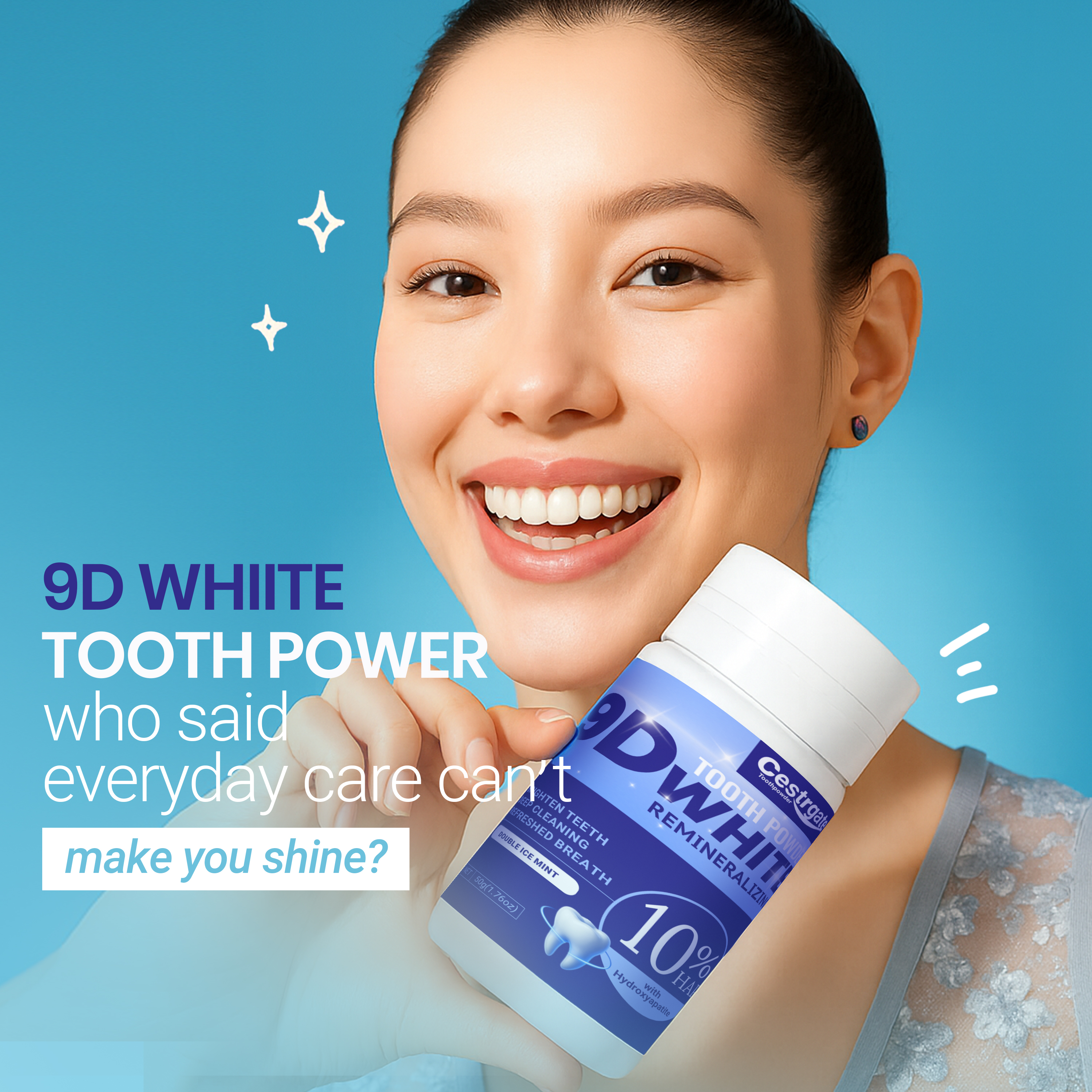 9D Hydroxyapatite Teeth Whiten - Teeth Whitening Ingredients ulasan dan harga