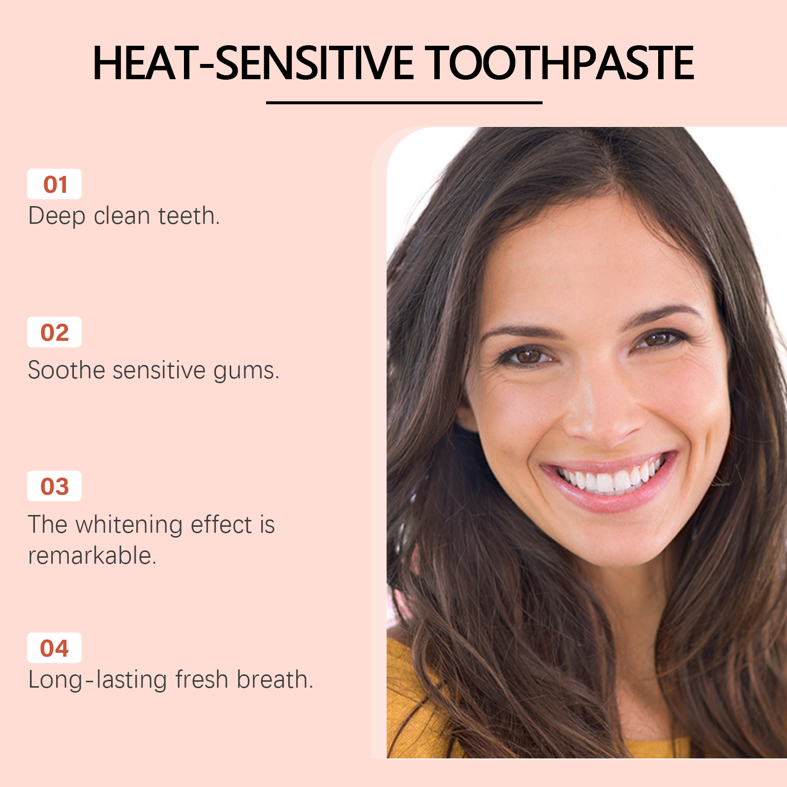 ORALHOE Heat-Sensitive Toothpa - Teeth Whitening Enzymes ulasan dan harga