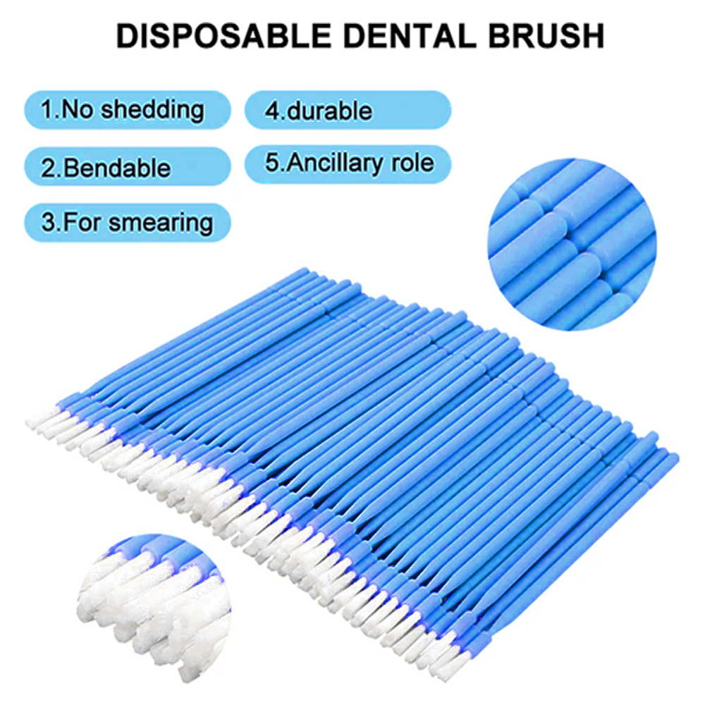 100Pcs Dental Disposable Micro - Whitening Teeth Dentist ulasan dan harga
