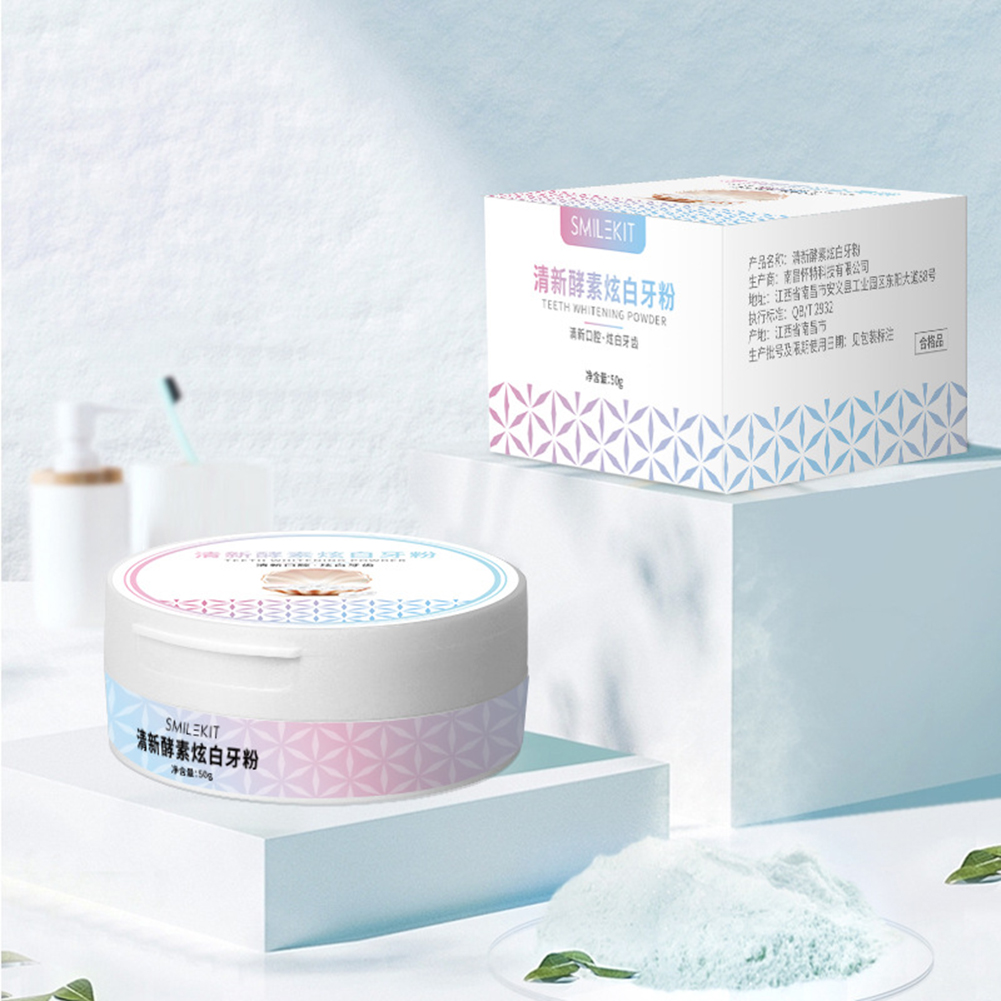 2 Types Teeth Whitening Powder - Teeth Whitening Enzymes ulasan dan harga