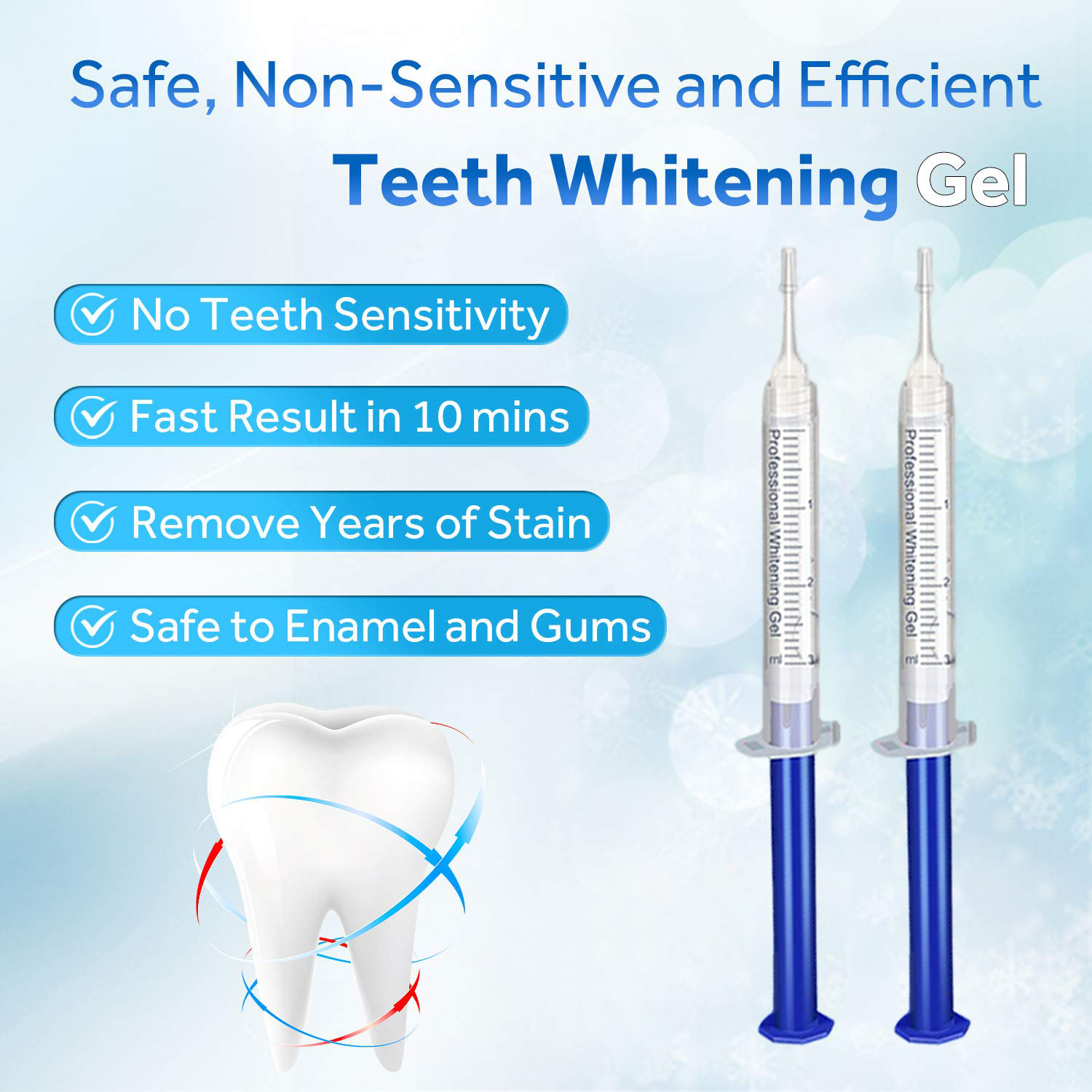 Teeth Whitening Gel Refill Syr - Teeth Whitening Foam ulasan dan harga