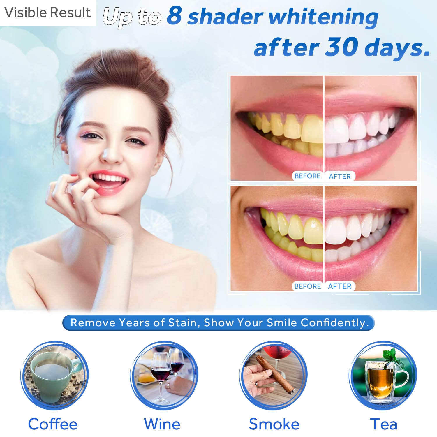 Teeth Whitening Gel Refill Syr - Teeth Whitening Foam ulasan dan harga