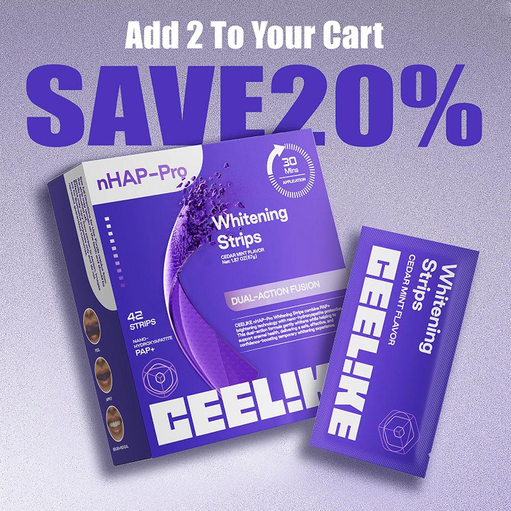 Purple Teeth Whitening Strip N - Teeth Whitening Home Kit ulasan dan harga
