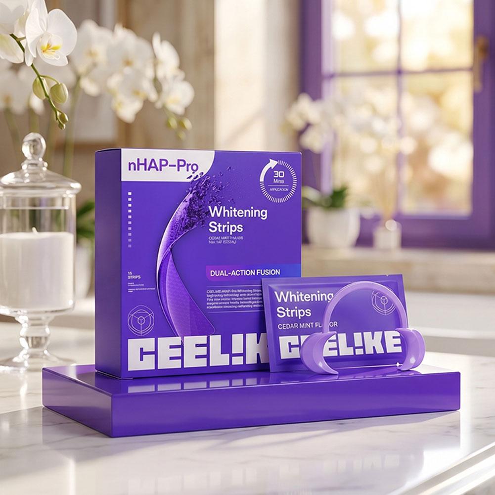 Purple Teeth Whitening Strip N - Teeth Whitening Home Kit ulasan dan harga