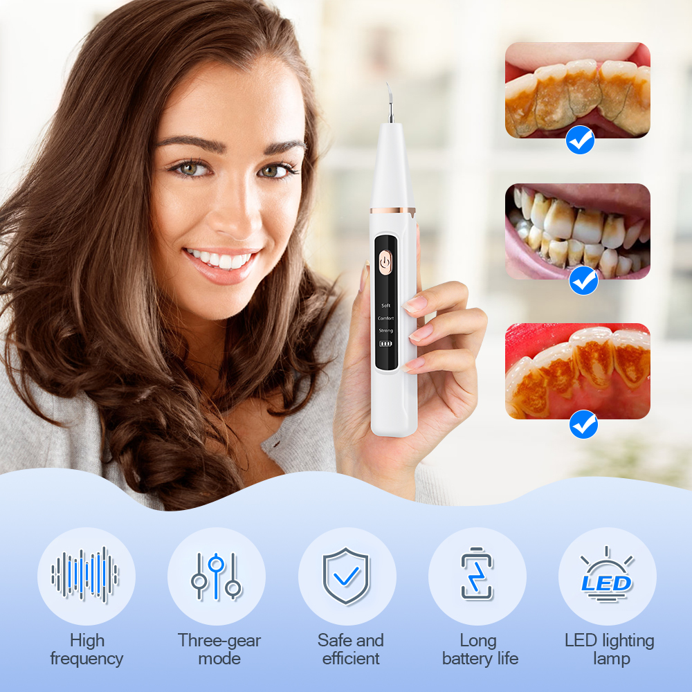 Electric Ultrasonic Dental Sca - Whitening Teeth Dentist ulasan dan harga