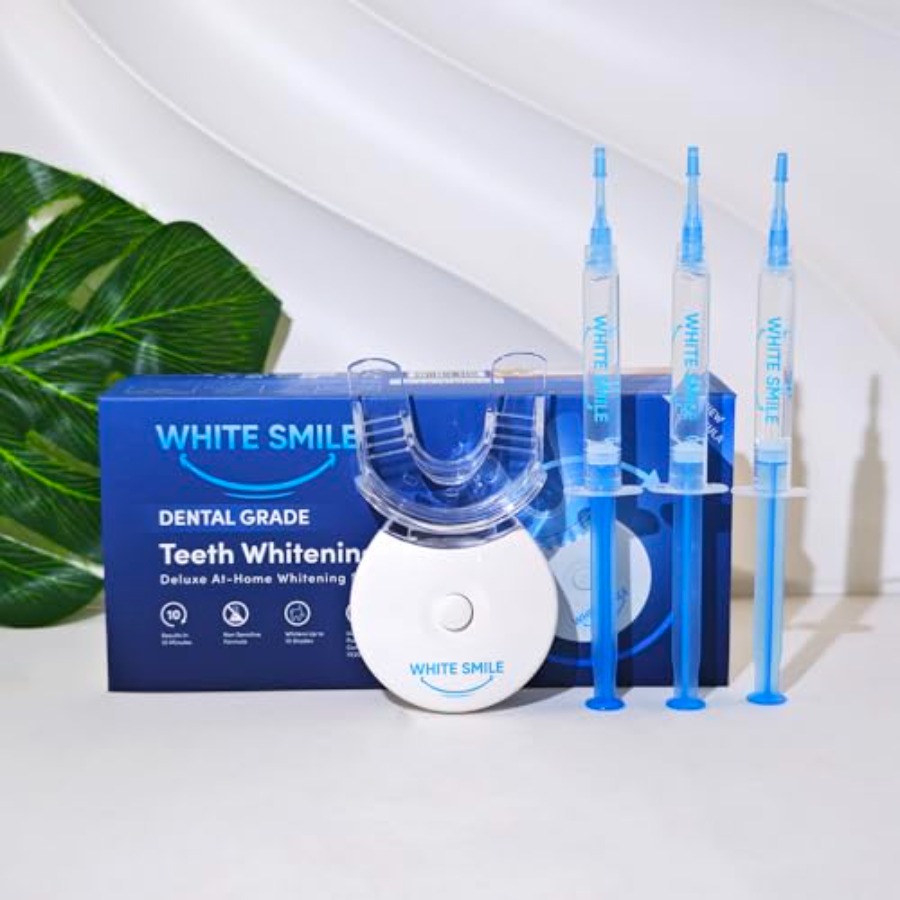 WHITE SMILE Teeth Whitening Ki - Teeth Whitening Home Kit ulasan dan harga