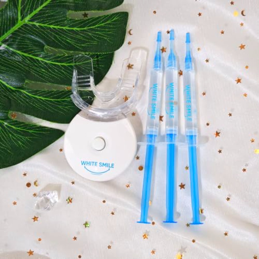 WHITE SMILE Teeth Whitening Ki - Teeth Whitening Home Kit ulasan dan harga