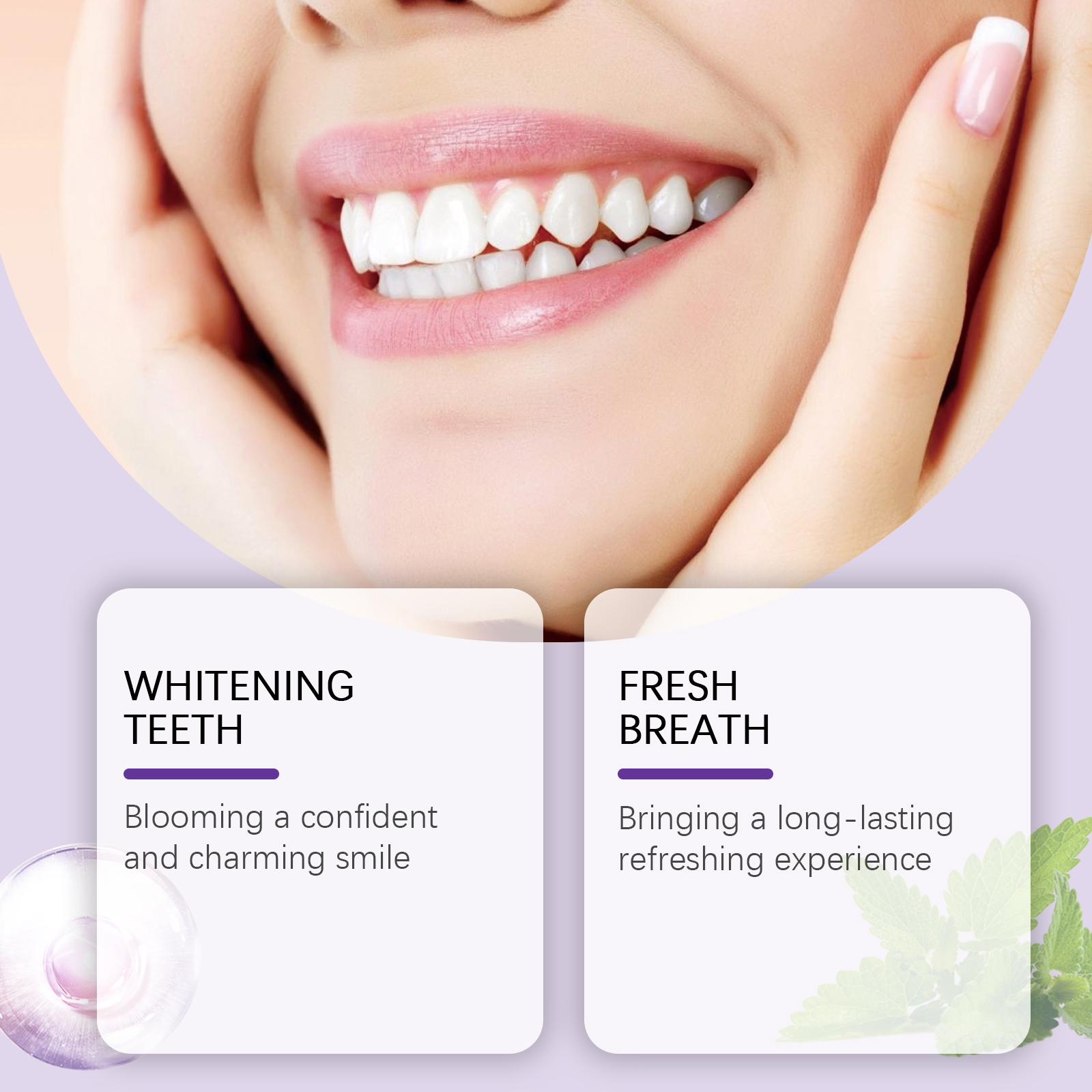 Purple Teeth Bleaching Powder  - Teeth Whitening Ingredients ulasan dan harga