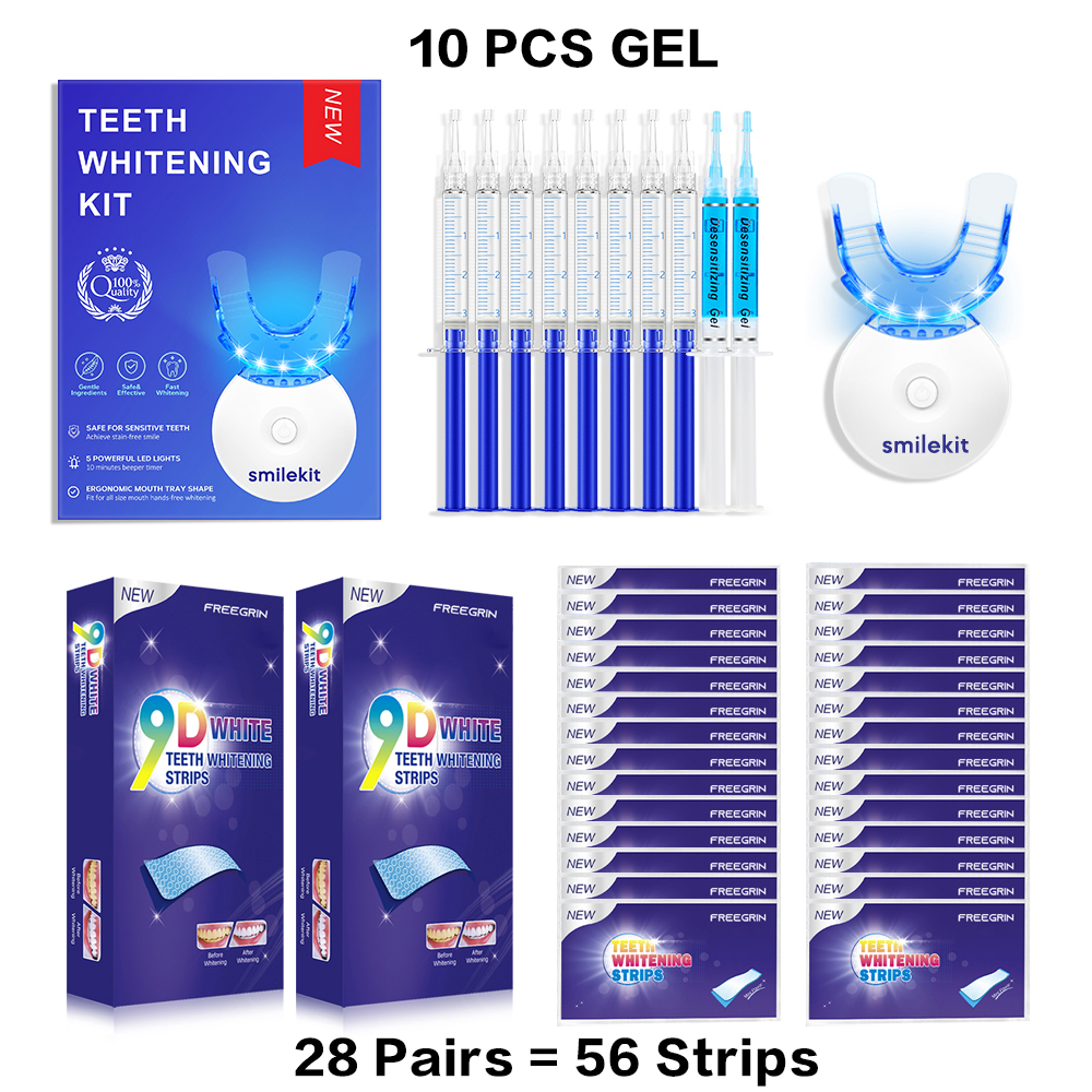 Teeth Whitening Kit - 5X LED L - Teeth Whitening Gel For Trays ulasan dan harga