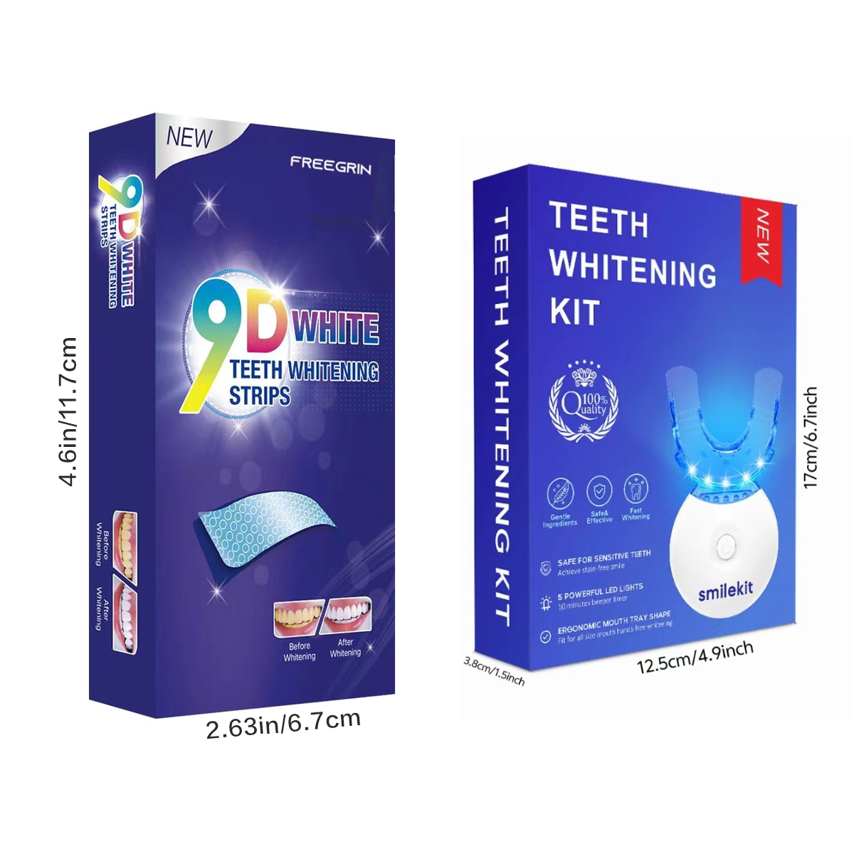 Teeth Whitening Kit - 5X LED L - Teeth Whitening Gel For Trays ulasan dan harga