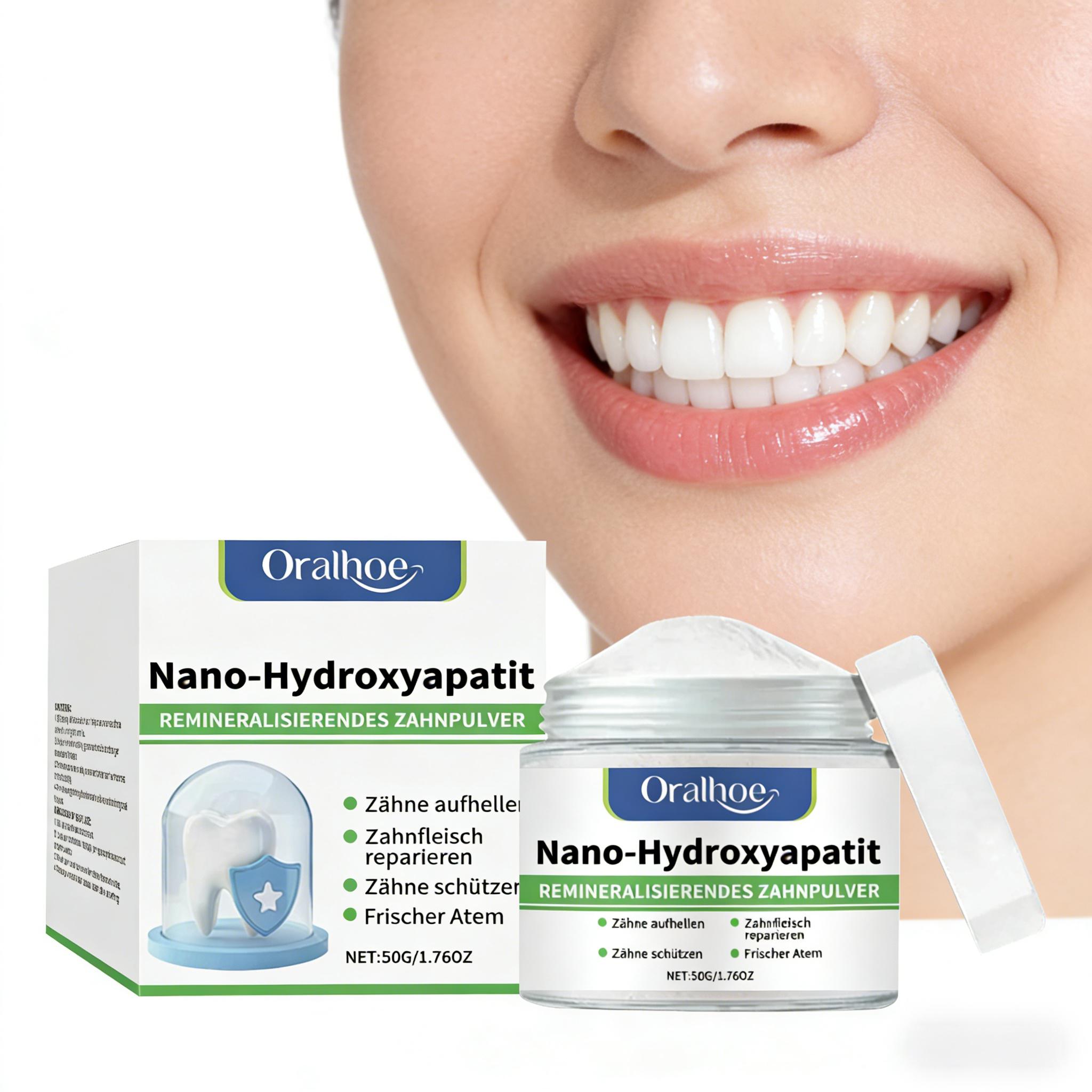 Oralhoe Whitening Tooth Powder - Teeth Whitening Ingredients ulasan dan harga