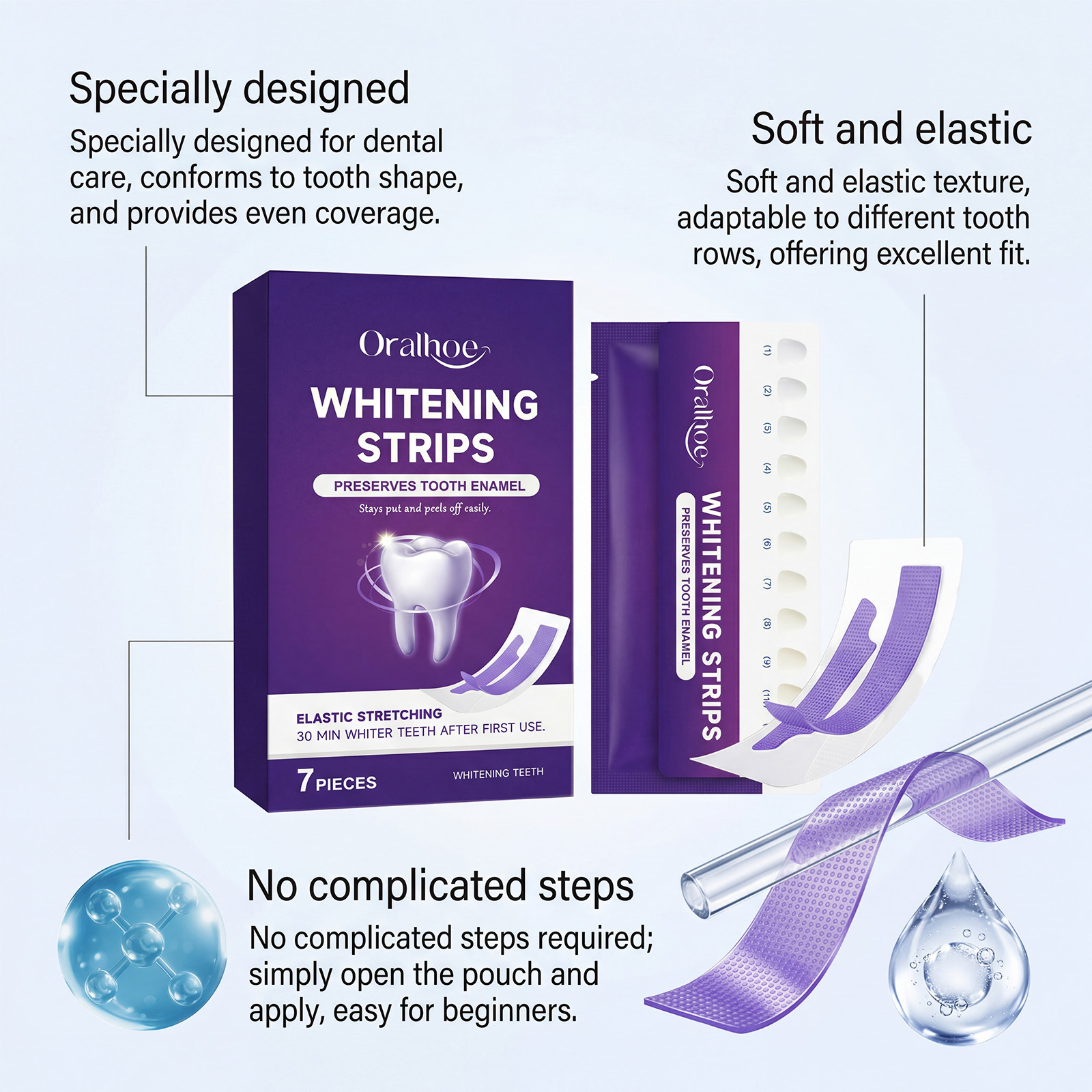 ORALHOE Safe Teeth Whitening S - Teeth Whitening Home Kit ulasan dan harga