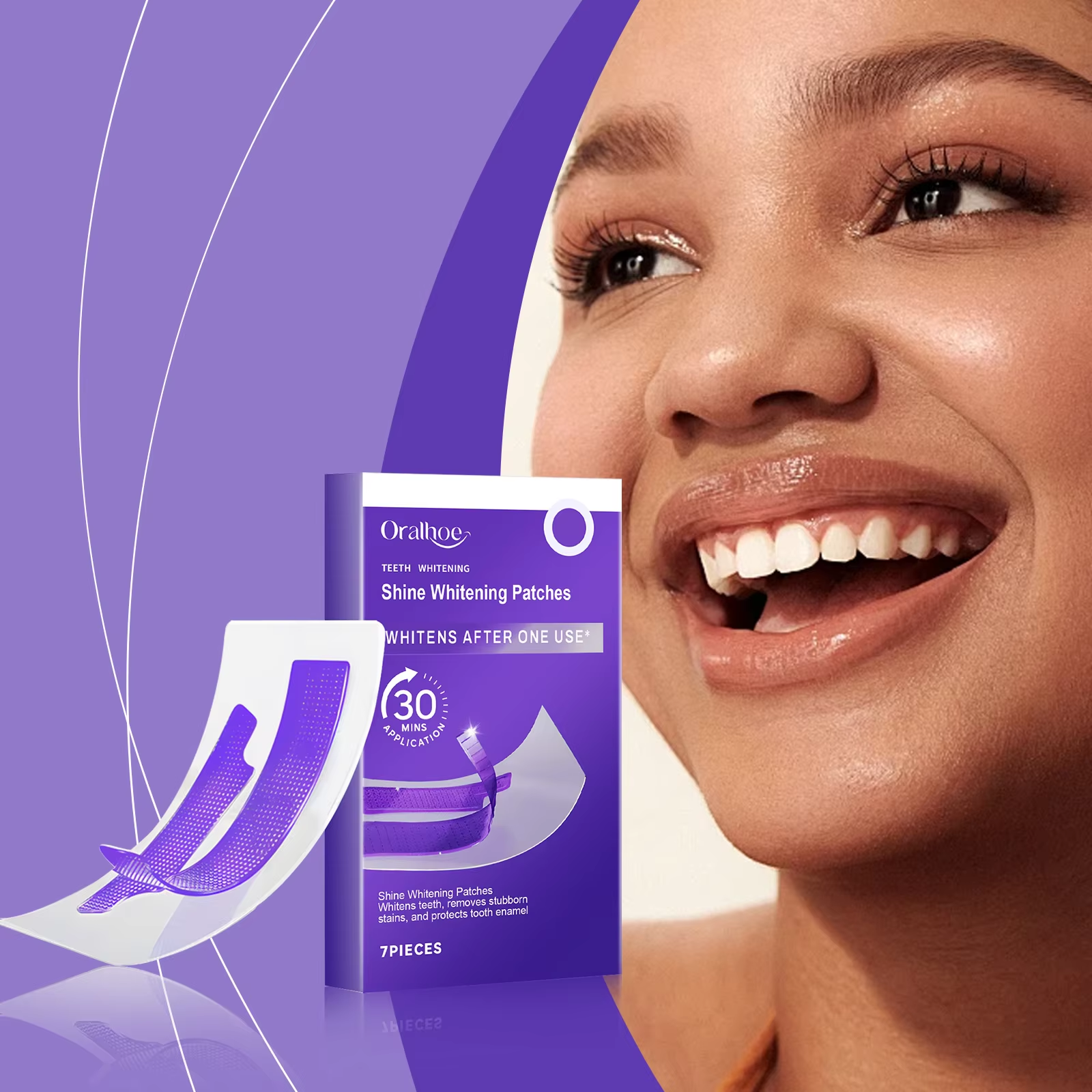 Purple Teeth Whitening Strips  - Whitening Teeth Dentist ulasan dan harga