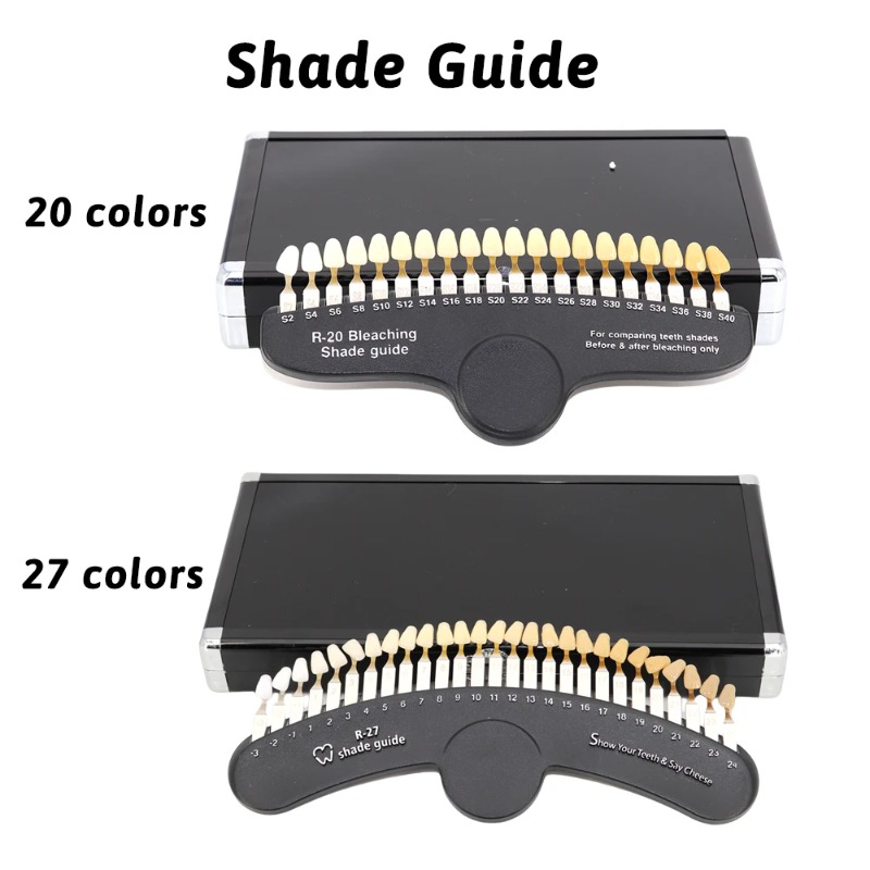 20/27 Colors 3D Dental Lab Ble - Teeth Whitening Shade Guide ulasan dan harga