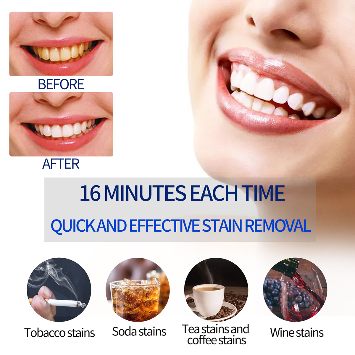 Portable Teeth Whitening Lamp  - Teeth Whitening Foam ulasan dan harga