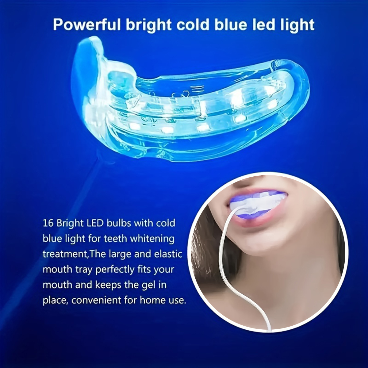 Portable Teeth Whitening Lamp  - Teeth Whitening Foam ulasan dan harga
