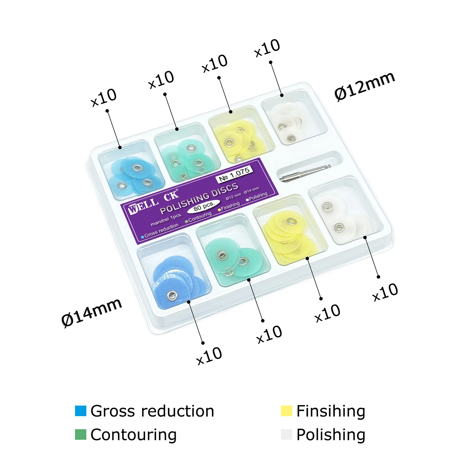 WELLCK Dental Polishing Discs  - Whitening Teeth Dentist ulasan dan harga