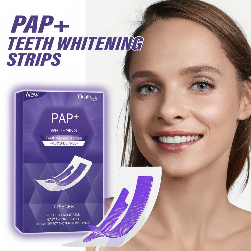 Purple Teeth Whitening Strips  - Teeth Whitening Foam ulasan dan harga