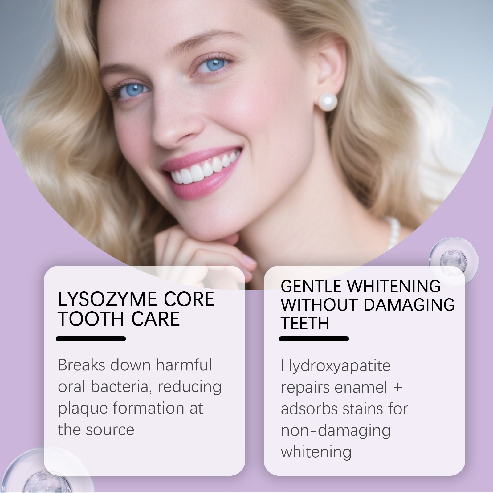 Hydroxyapatite White Teeth Mou - Teeth Whitening Foam ulasan dan harga