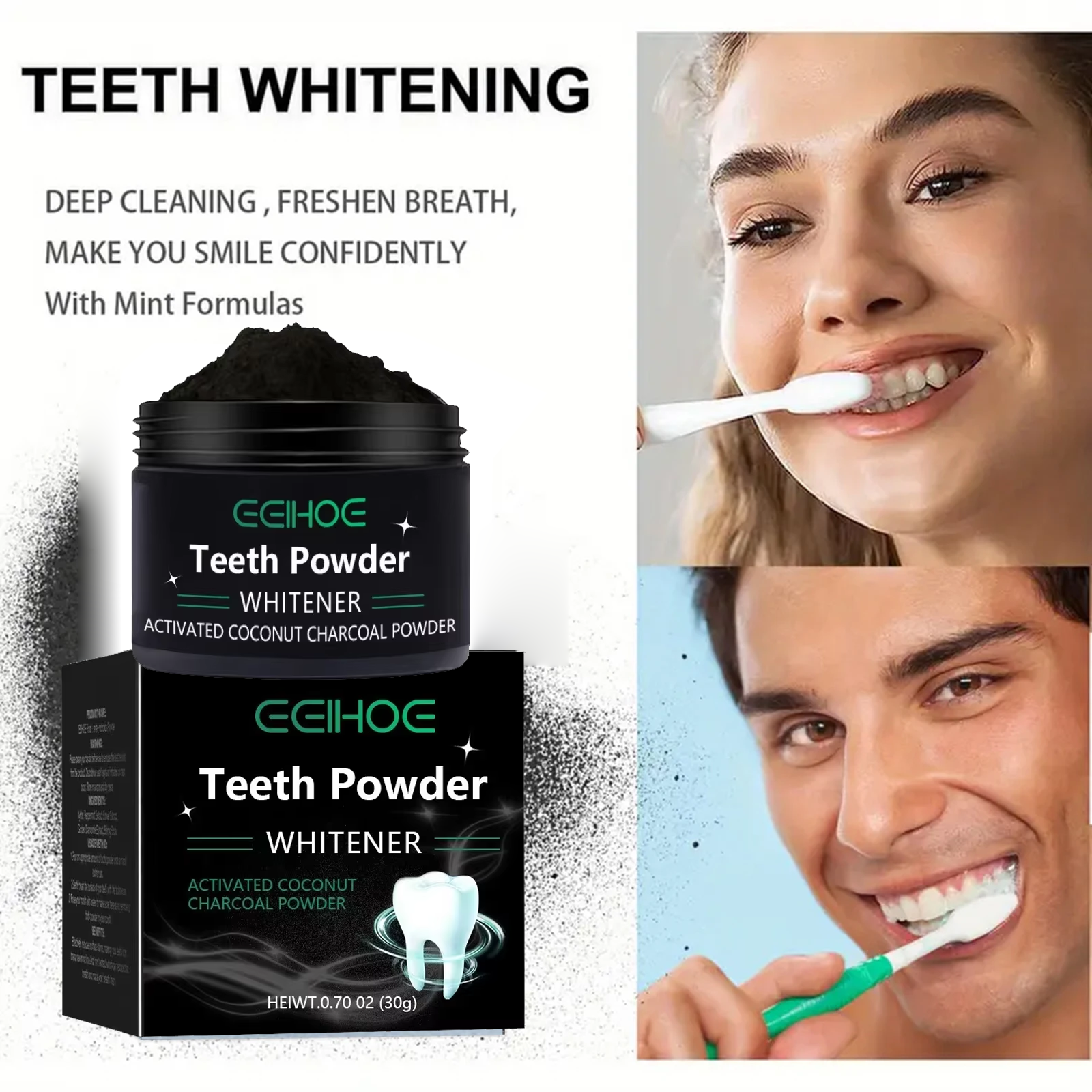 Teeth Brightening Whitening Po - Teeth Whitening Ingredients ulasan dan harga
