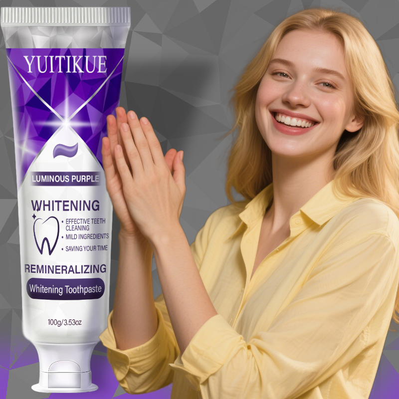 YUITIKUE Luminous Purple White - Teeth Whitening Ingredients ulasan dan harga