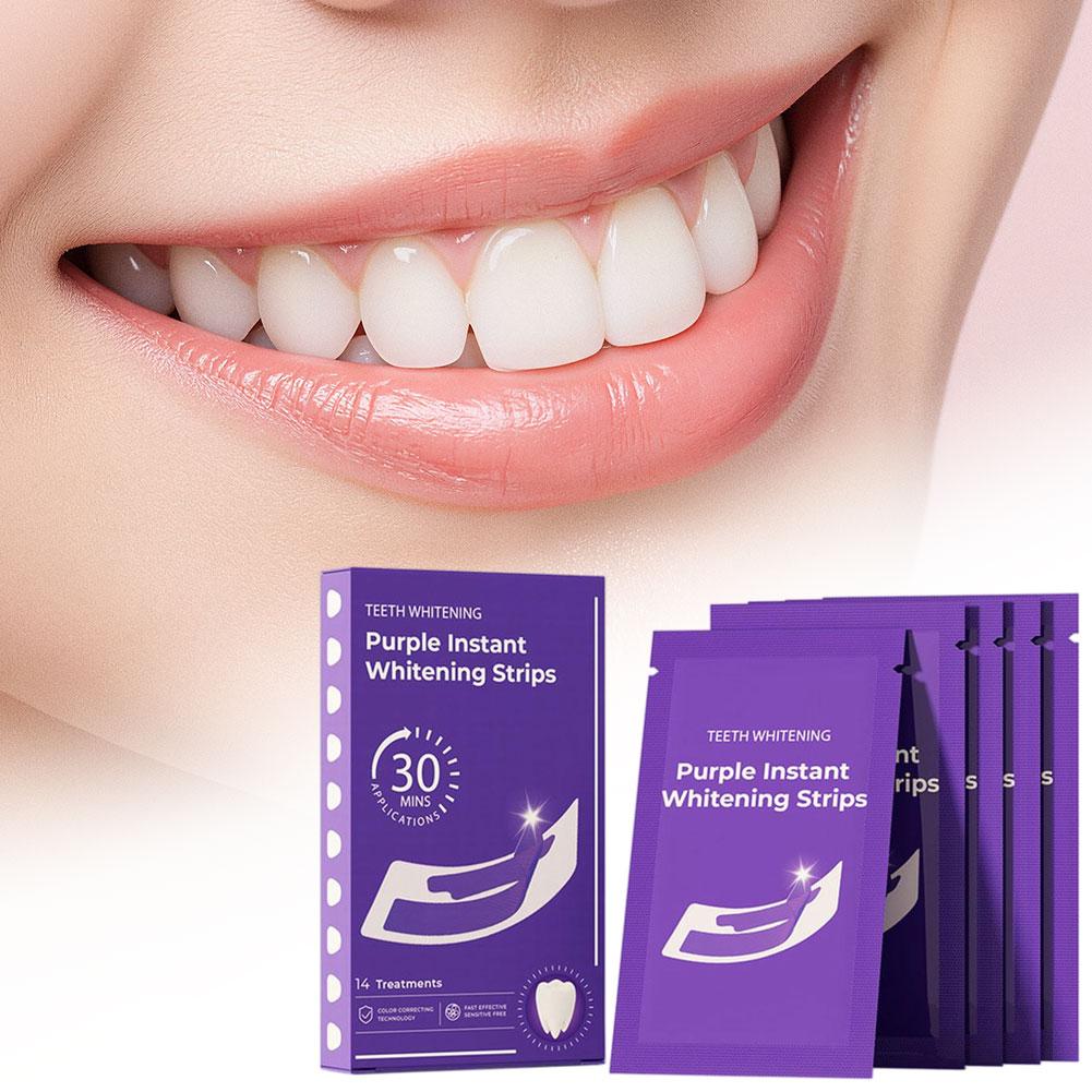 V34 Teeth Whitening Strips - E - Teeth Whitening Home Kit ulasan dan harga