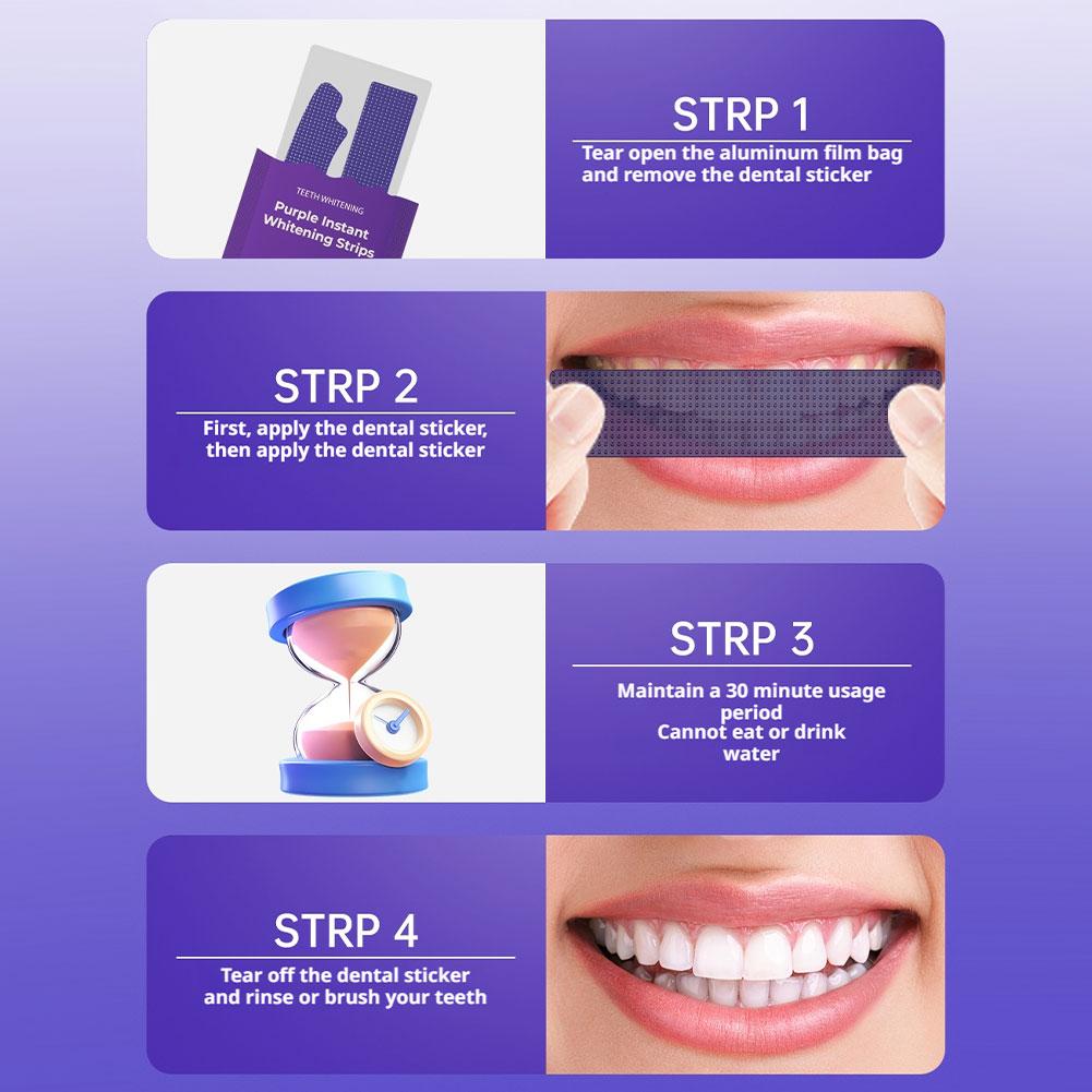 V34 Teeth Whitening Strips - E - Teeth Whitening Home Kit ulasan dan harga