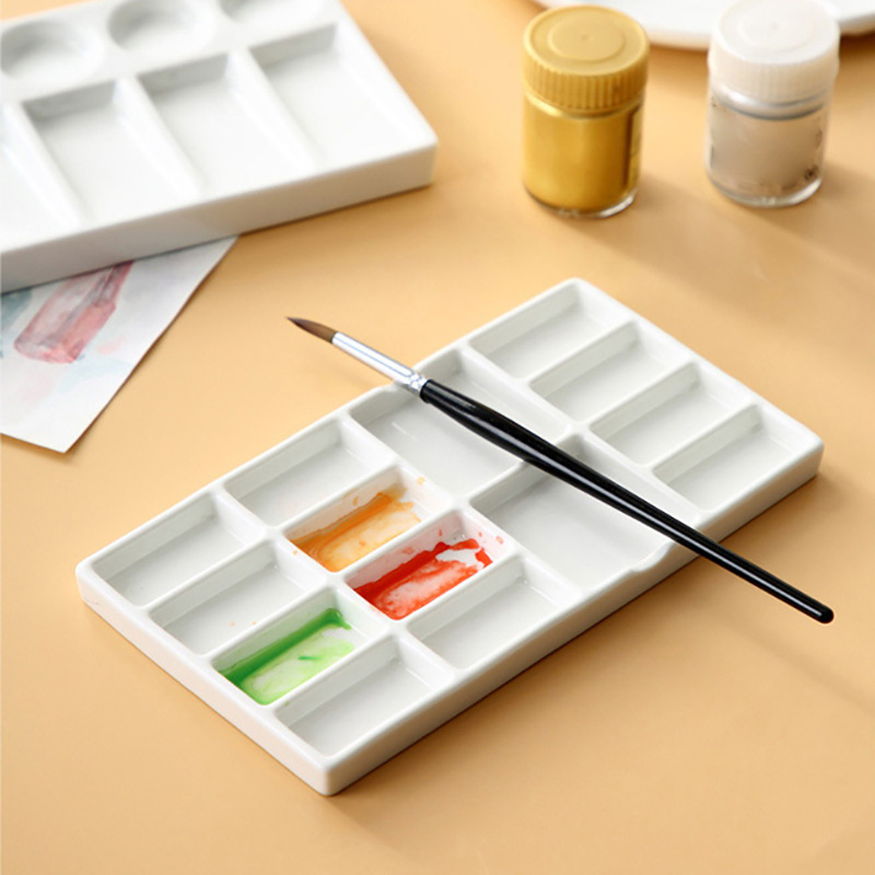 Ceramic Nail Art Palette White - Teeth Whitening Gel For Trays ulasan dan harga