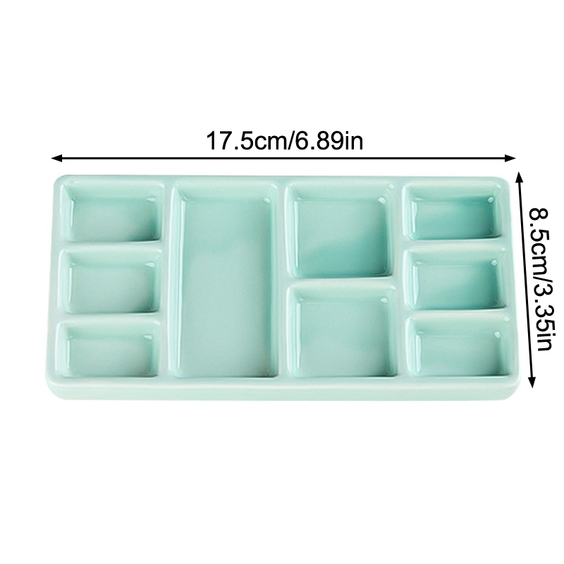 Ceramic Nail Art Palette White - Teeth Whitening Gel For Trays ulasan dan harga