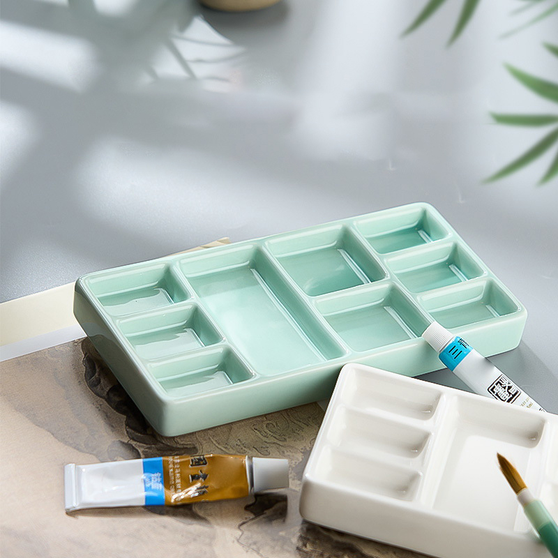 Ceramic Nail Art Palette White - Teeth Whitening Gel For Trays ulasan dan harga