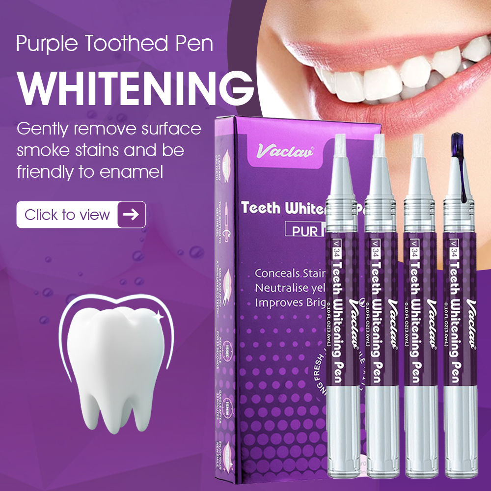 Vaclav V34 Purple teeth whiten - Teeth Whitening Foam ulasan dan harga